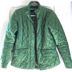 Barbour flyweight cavalry jacket in green, size 8
